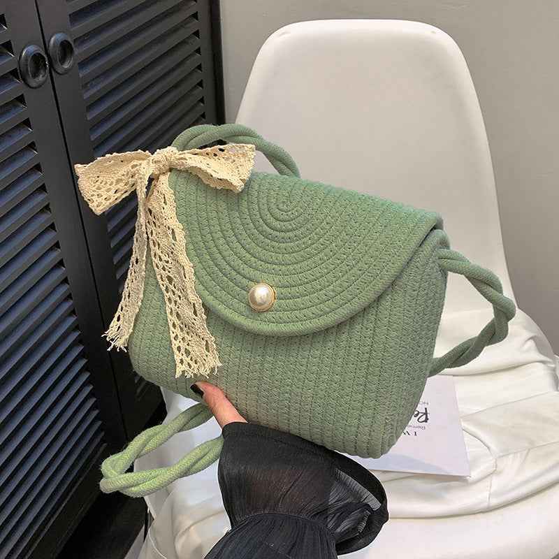 Summer Woven Shoulder Bag - Beauty Accessories