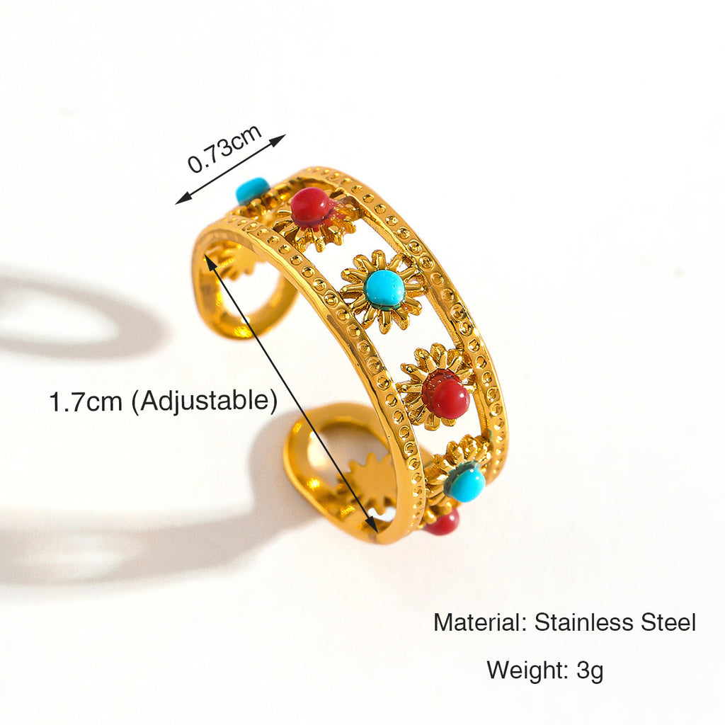 Simple Fashion Stainless Steel Ring For Women - Beauty Accessories